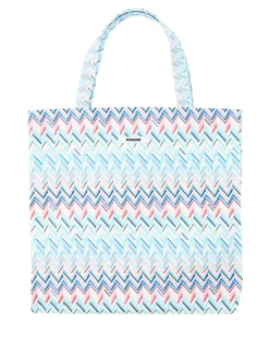 Handtasche mit Chevron-Print Multi