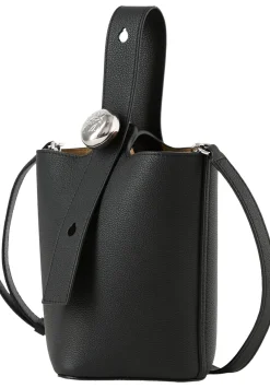 Handtasche 'Pebble Bucket Mini' Schwarz