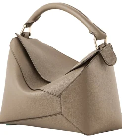 Handtasche 'Puzzle Edge Medium' Taupe