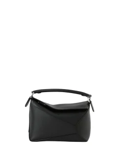 Handtasche 'Puzzle Edge Small' Schwarz