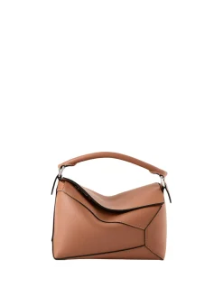 Handtasche 'Puzzle Edge Small' Tan