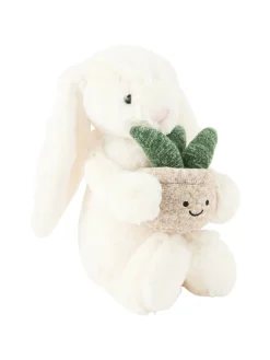 Hase 'Cream Bunny with Plant' Crème