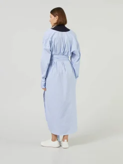 Hemdblusenkleid Blau