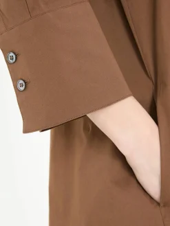Hemdblusenkleid Braun
