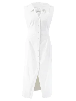 Hemdblusenkleid Weiß