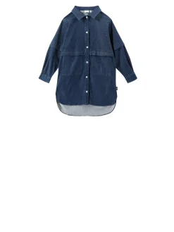 Hemdkleid Marineblau