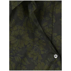 Hemd 'Maila' mit Blumen-Print Dunkelgrün