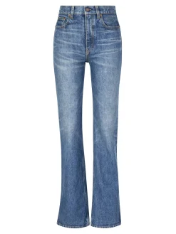 High-Rise Bootcut-Jeans Faded Indigo
