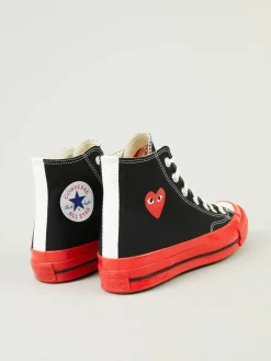 High-Top-Sneaker 'Chuck Taylor '70' Schwarz/Rot