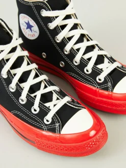 High-Top-Sneaker 'Chuck Taylor '70' Schwarz/Rot