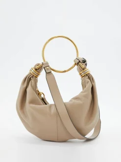 Hobo-Tasche 'Bracelet Small' Boyish Brown