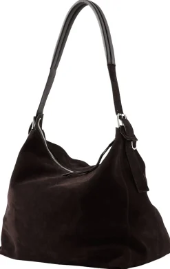 Hobo-Tasche mit Gürtel Dunkelbraun
