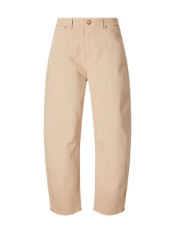 Hose 'Mickie' mit O-Shape Taupe 