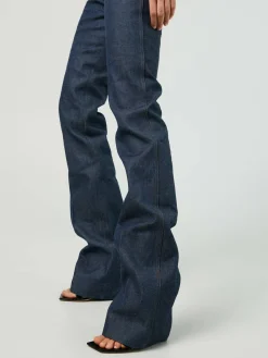Hose mit geradem Bein Blau