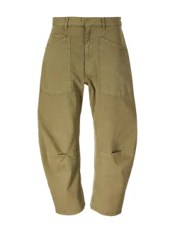 Hose 'Shon' Olivgrün