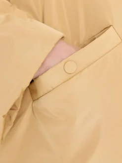 Jacke mit abnehmbarem Tuch Gold