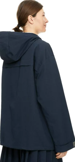 Jacke mit Sticklogo Marineblau