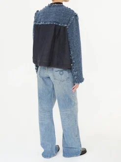 Jacke 'Punching Denim' Blau