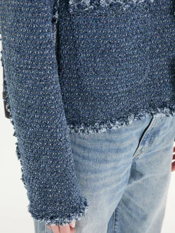 Jacke 'Punching Denim' Blau