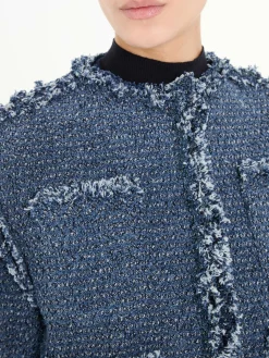 Jacke 'Punching Denim' Blau