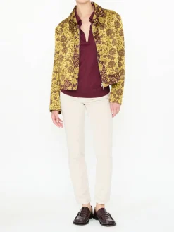 Jacquard-Blousonjacke 'Vurano' Ocra