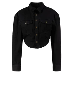 Jeansjacke 'Bianca' Schwarz