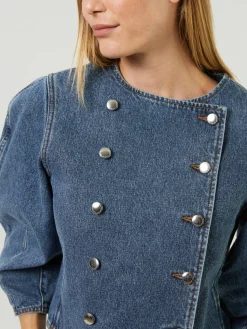 Jeansjacke Blau