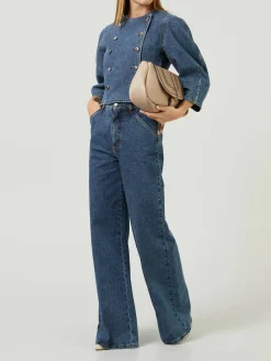 Jeansjacke Blau