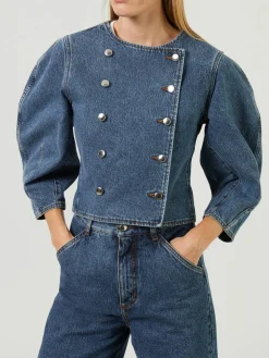 Jeansjacke Blau