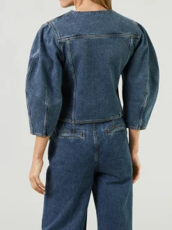 Jeansjacke Blau