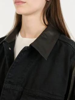 Jeansjacke 'Grizzo' Schwarz