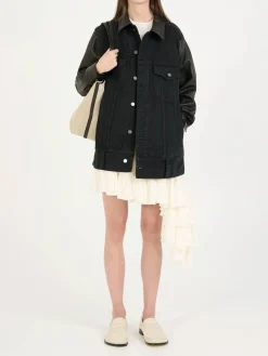Jeansjacke 'Grizzo' Schwarz