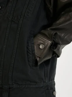 Jeansjacke 'Grizzo' Schwarz