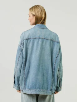 Jeansjacke 'Serena' Hellblau