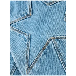 Jeans mit Sternen-Stickerei Blau
