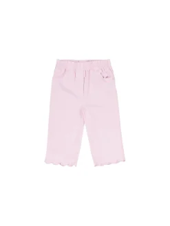 Jeans mit Wellenkante Rosa