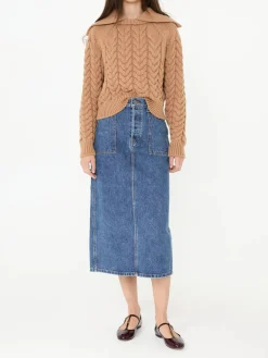 Jeansrock 'Genevieve' Mittelblau