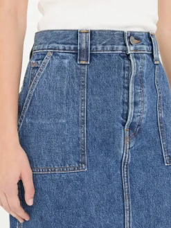 Jeansrock 'Genevieve' Mittelblau