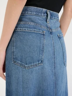 Jeansrock 'Leif' Mittelblau