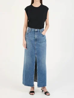 Jeansrock 'Leif' Mittelblau