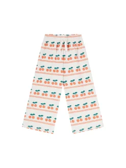 Jogginghose 'Cherry Pattern' Crème