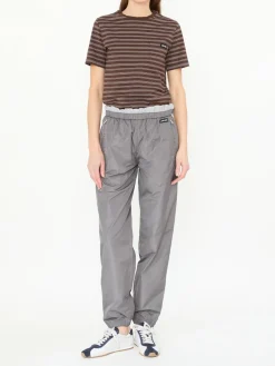 Jogginghose mit Logo Patch Grau