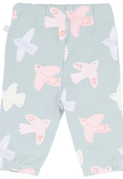Jogginghose mit Vogel-Muster Mint