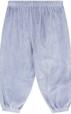 Jogginghose 'Wally' aus Samt Hellblau