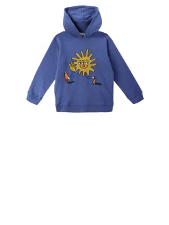 Kapuzenpullover Blau