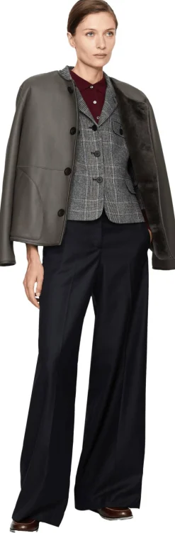 Karierter Blazer 'Taylor' Grau