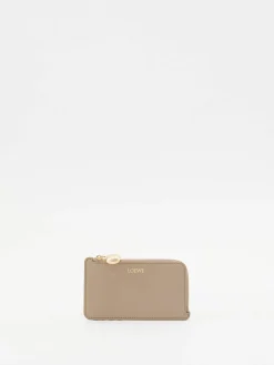 Kartenetui 'Pebble Coin' Beige