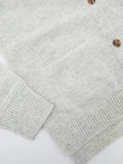 Kaschmir-Cardigan 'Mulle' Grau