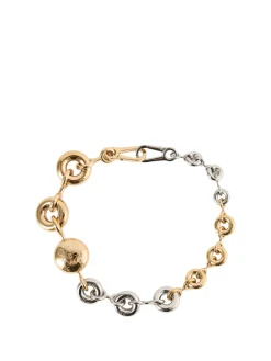 Kettenriemen 'Bicolour Donut' Silber/Gold