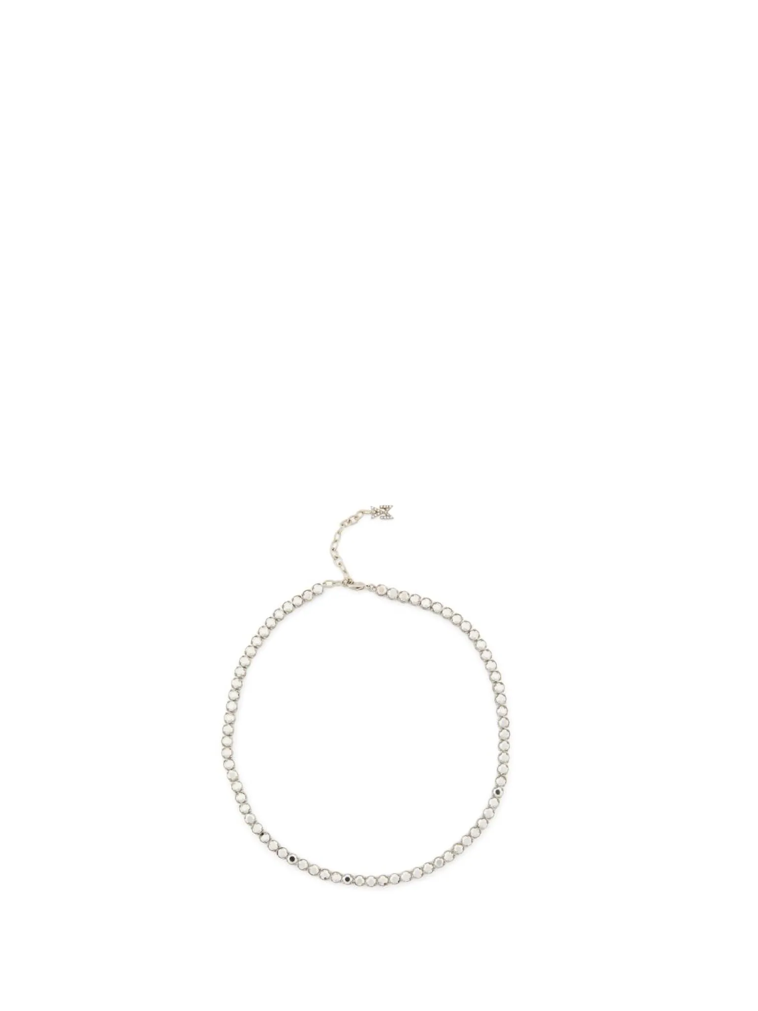 Kette 'Tennis' mit Logo-Detail Silber